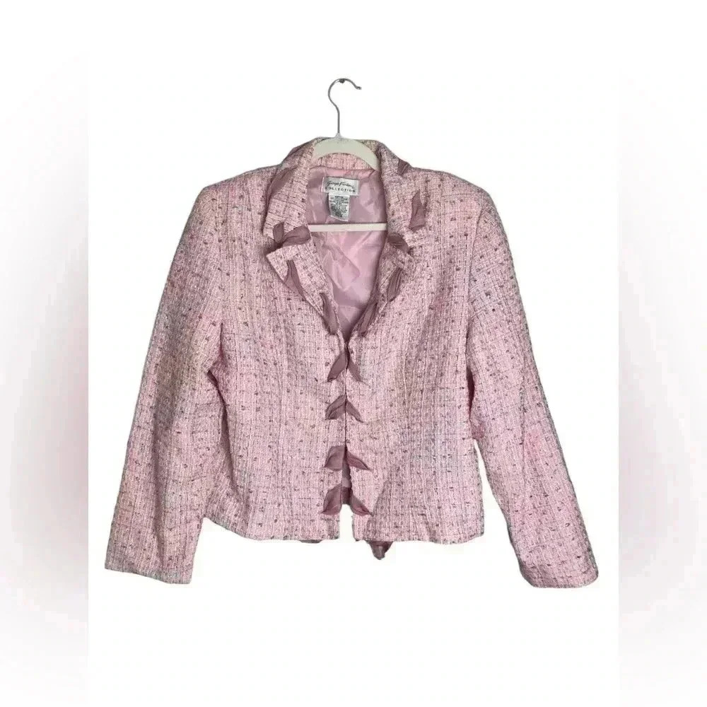 Giorgio Fiorlini Collection pink blazer jacket‎ woman’s size 16